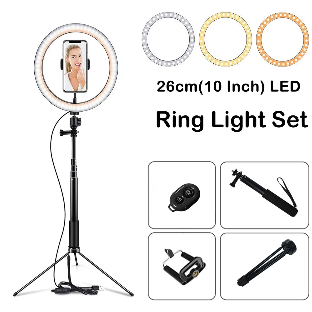 10 Inch LED Selfie Ring  Light