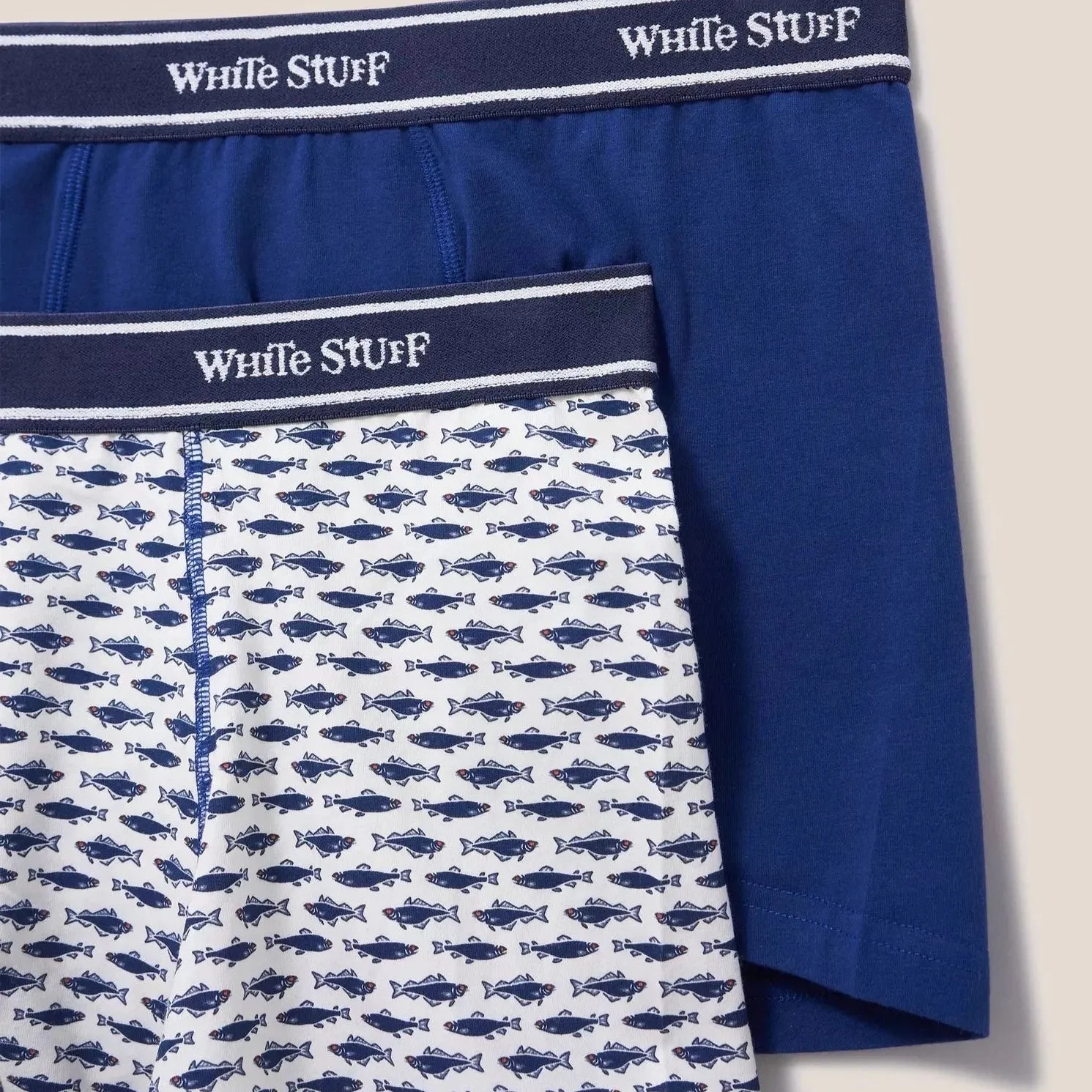 2 Pack Boxers - Plain and Print