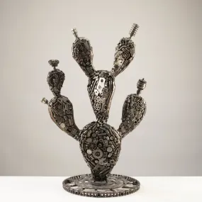 25 Prickly Cactus Recycled Metal Art Sculpture