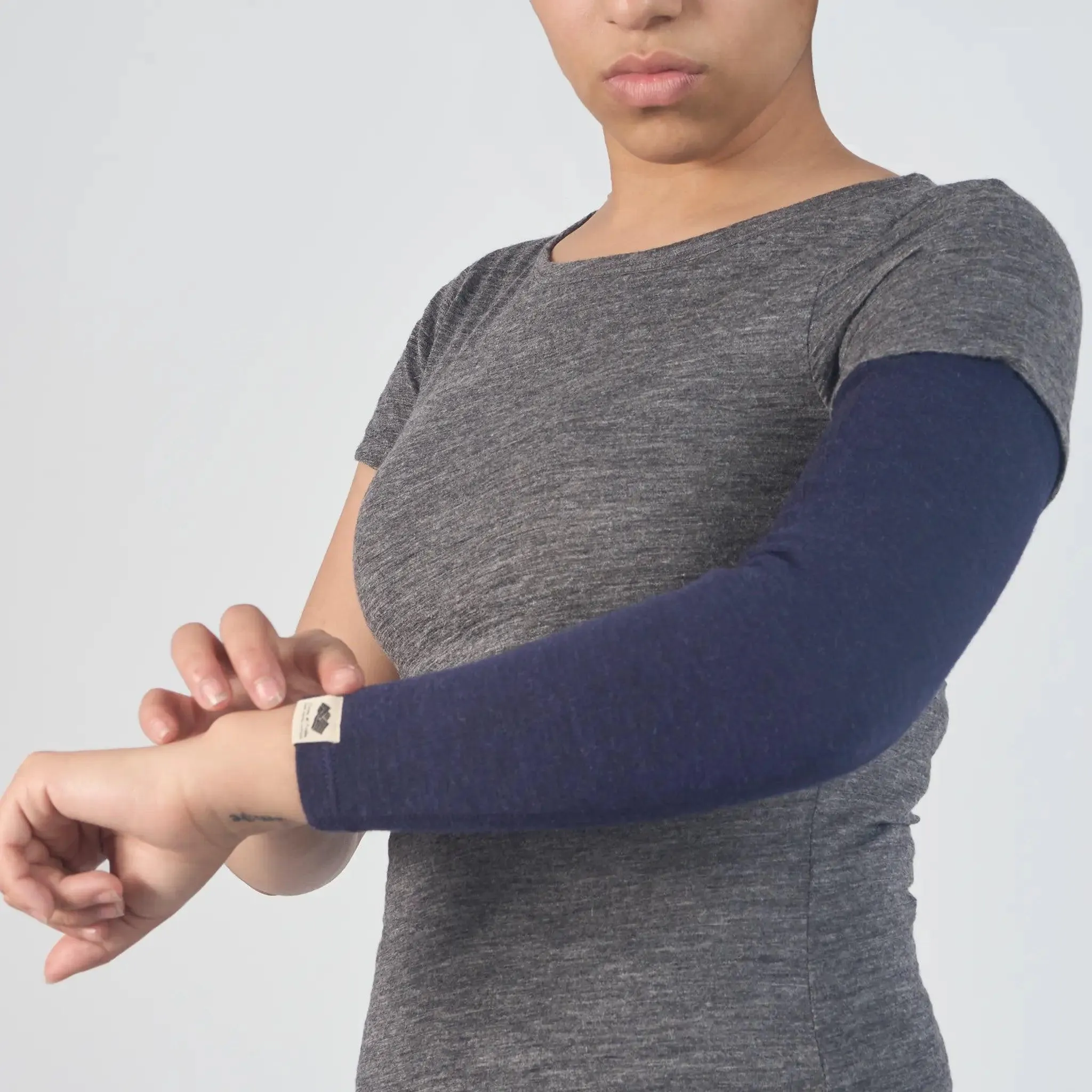 Alpaca Wool Arm Sleeve: 420 Midweight