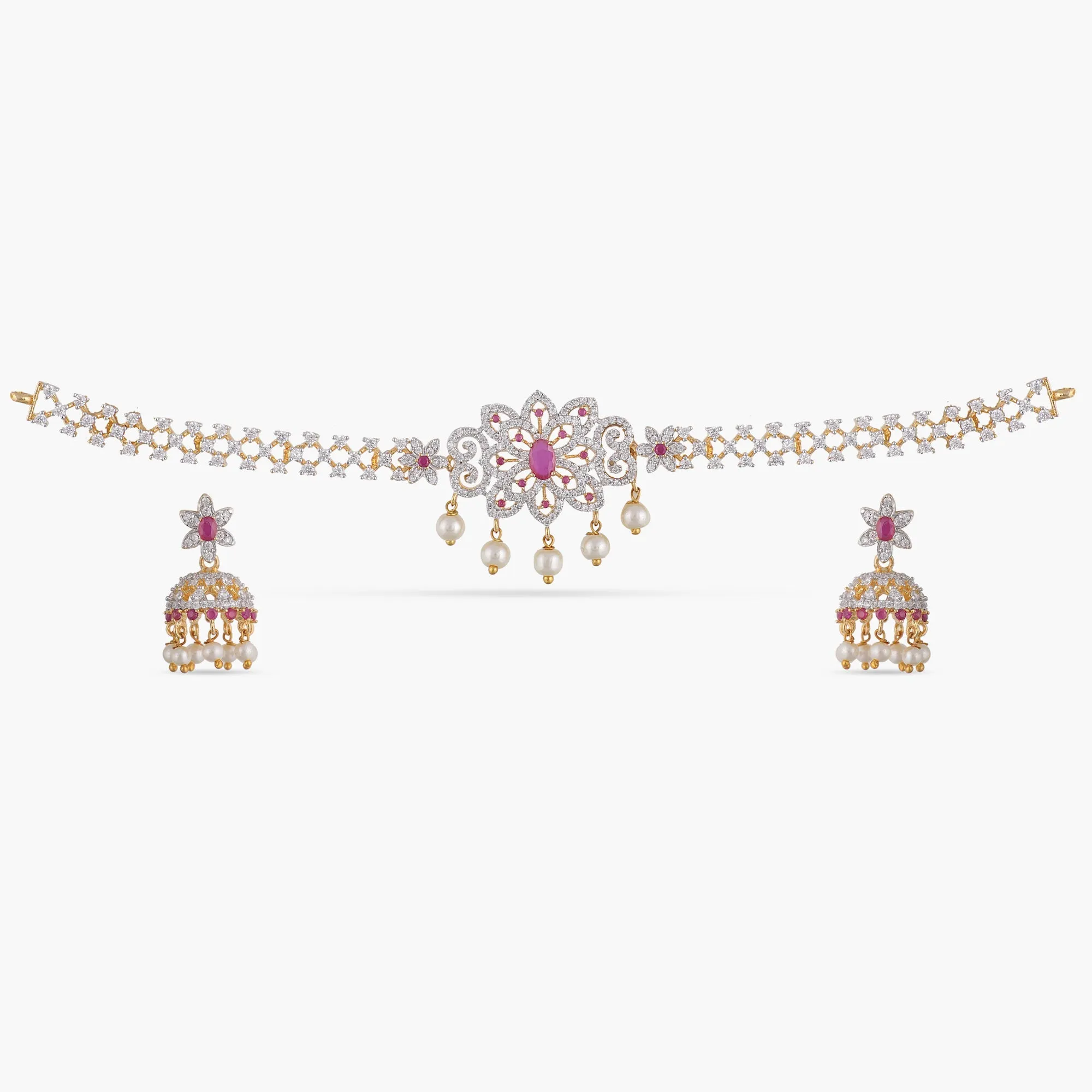 Beli Nakshatra CZ Necklace Set