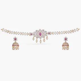 Beli Nakshatra CZ Necklace Set