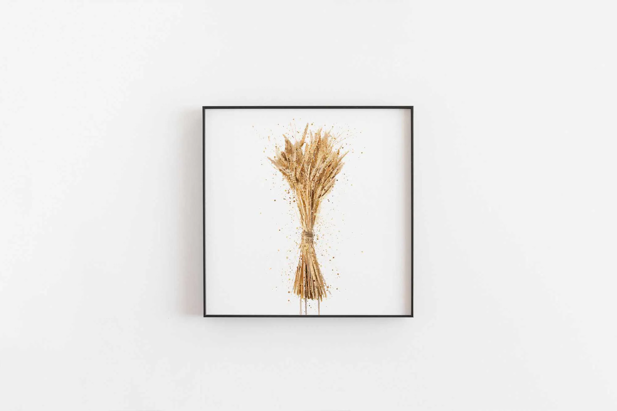 Botanical Wall Art Print 'Dried Wheat' - Plant Prints, Botanical Art Prints and Botanical Illustrations