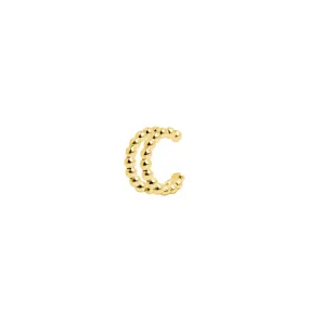 Double Dots Gold Ear Cuff