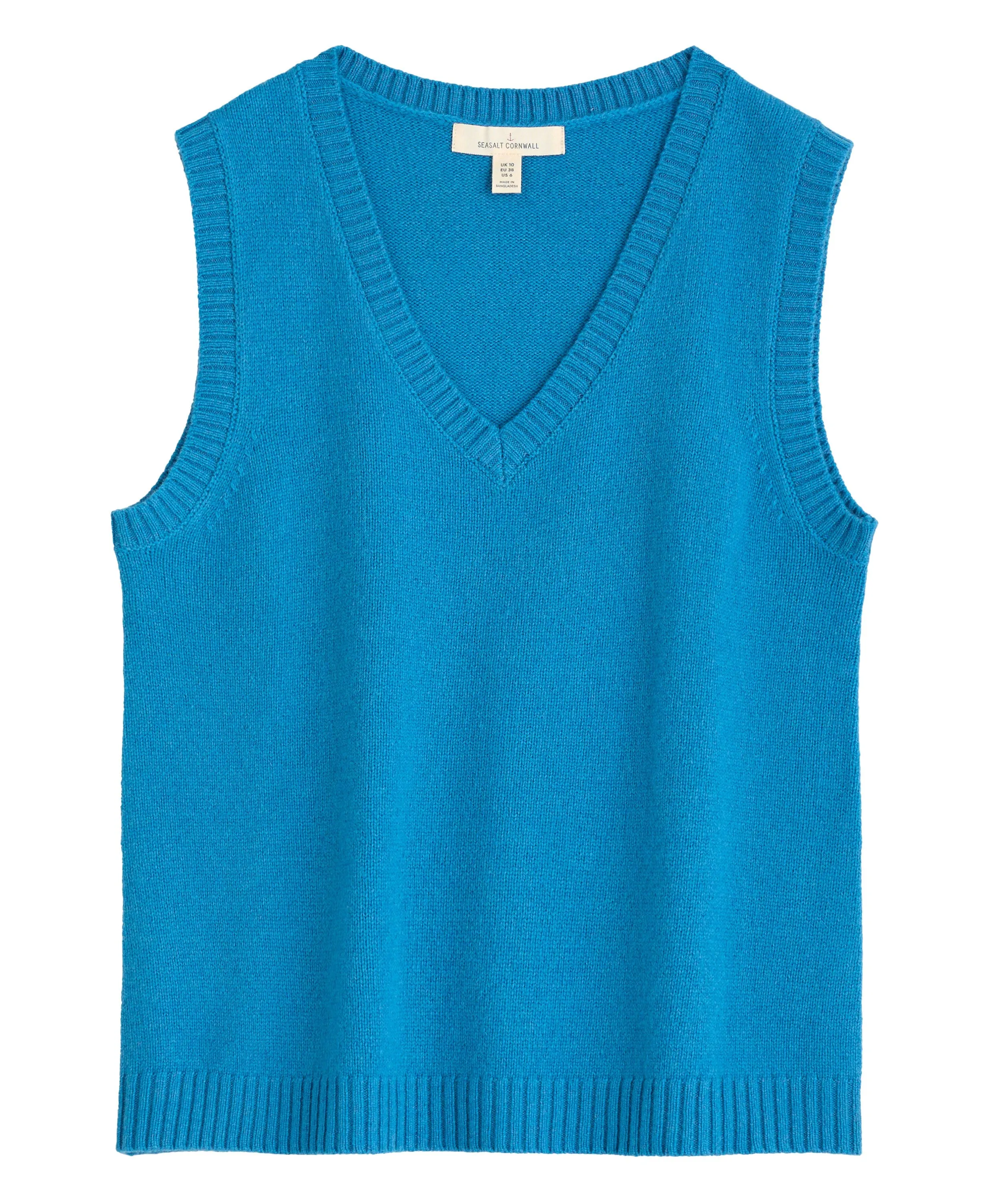 East View V-Neck Vest - Sailboats