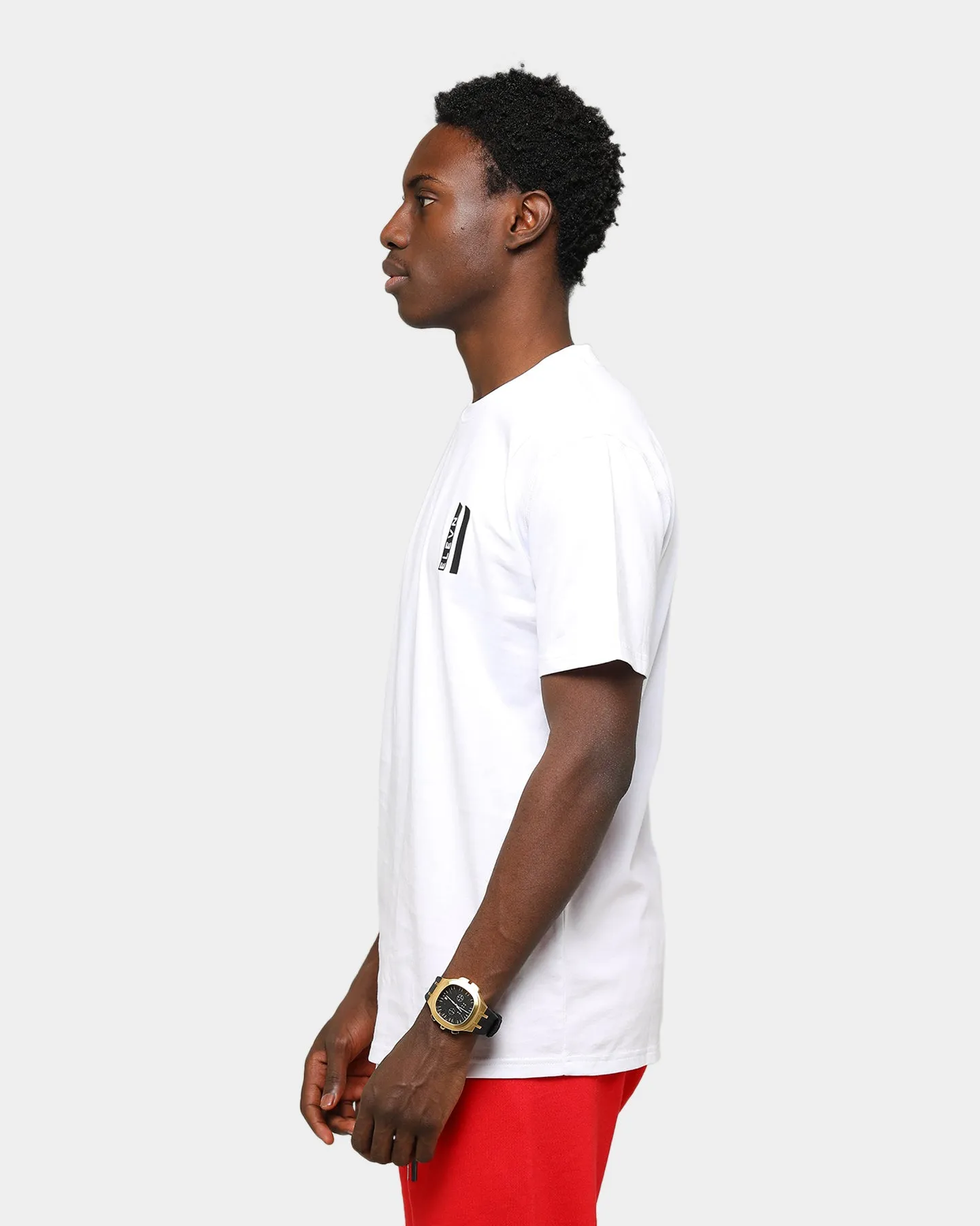 Elevn Clothing Co. Pillar Short Sleeve T-Shirt White