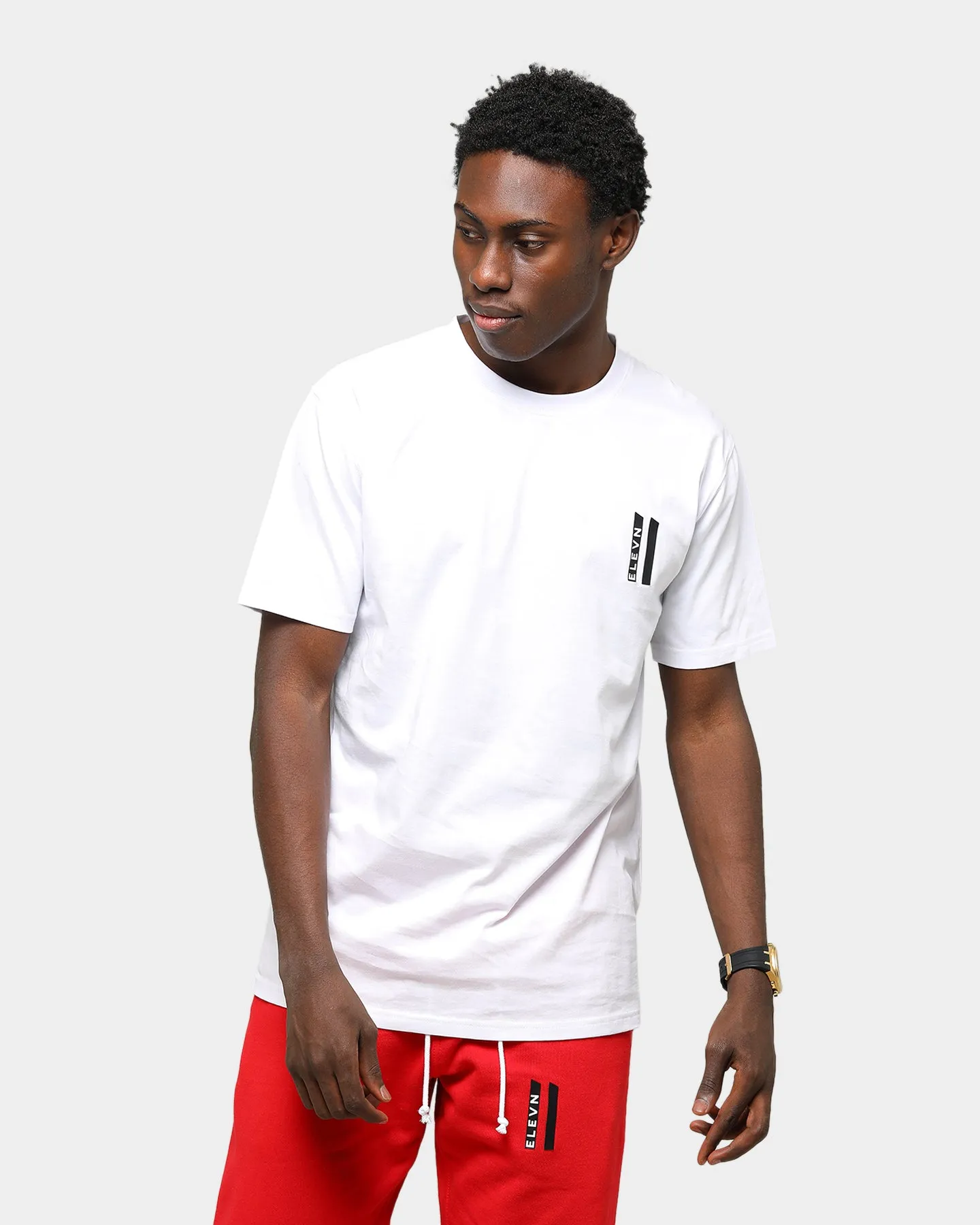 Elevn Clothing Co. Pillar Short Sleeve T-Shirt White