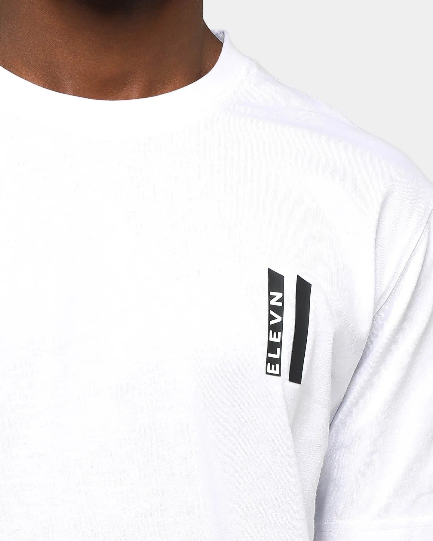 Elevn Clothing Co. Pillar Short Sleeve T-Shirt White