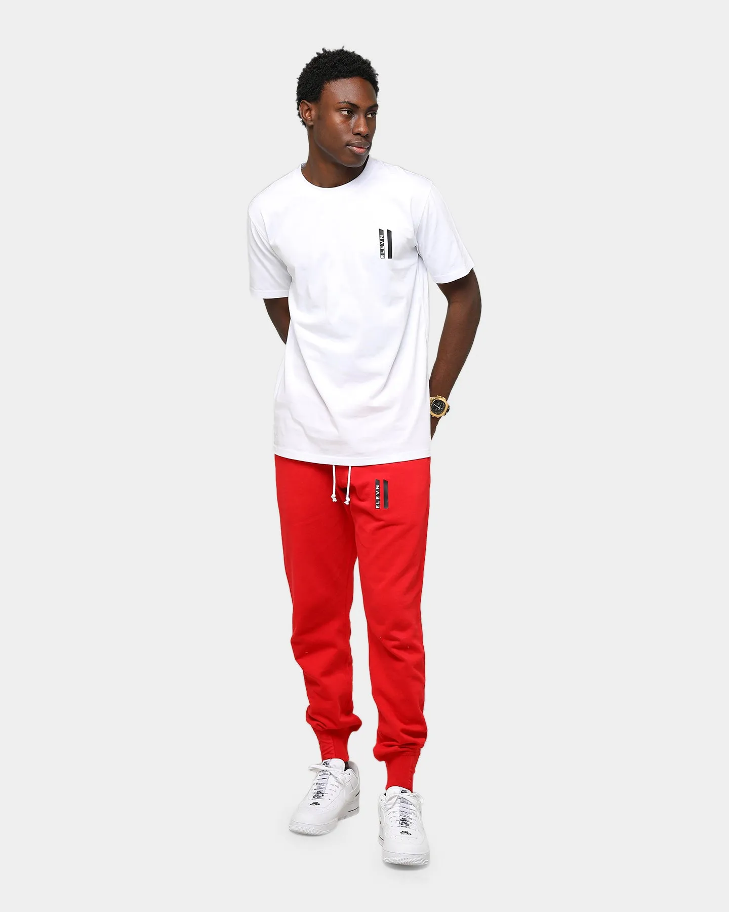 Elevn Clothing Co. Pillar Short Sleeve T-Shirt White