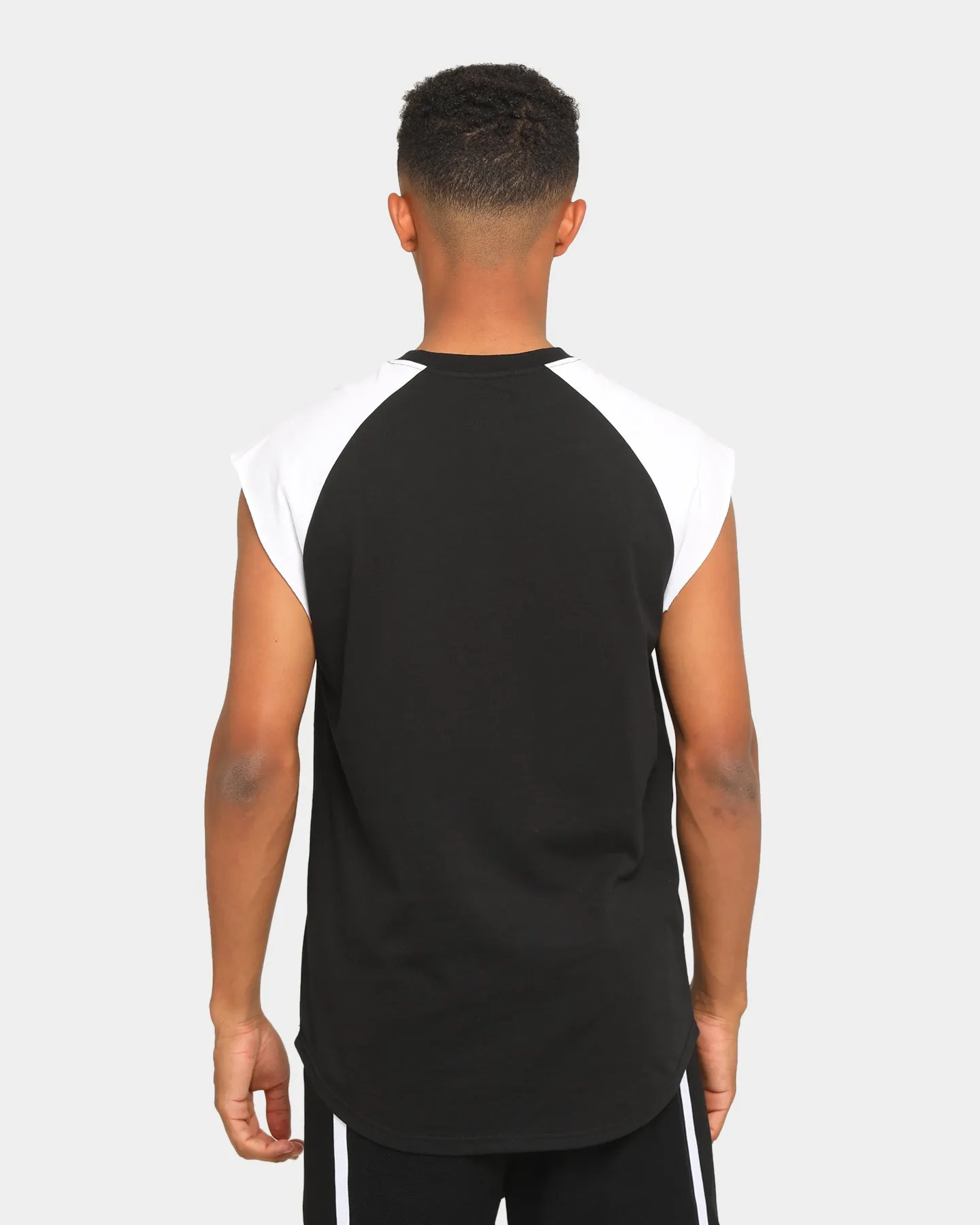 Elevn Clothing Co. Trinity Raglan Muscle Black