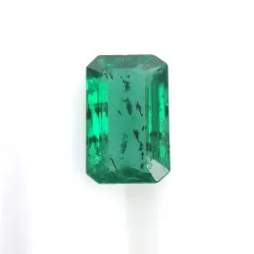 EMERALD Gemstone Normal Cut : 0.95cts Natural Untreated Unheated Green Emerald Octagon Shape 8*5mm (With Video)