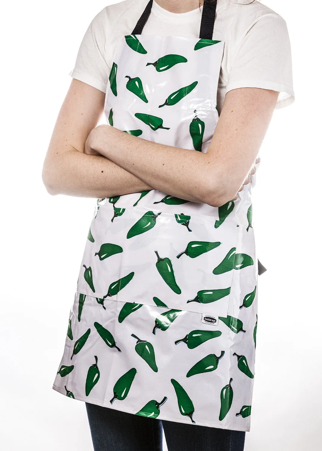 Freckled Sage Aprons Camo, Chilis, and Faux Bois Collection