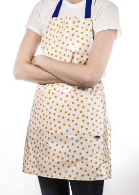 Freckled Sage Aprons Lemon Yellow Dot