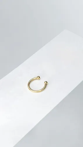 gold horse shoe cuff