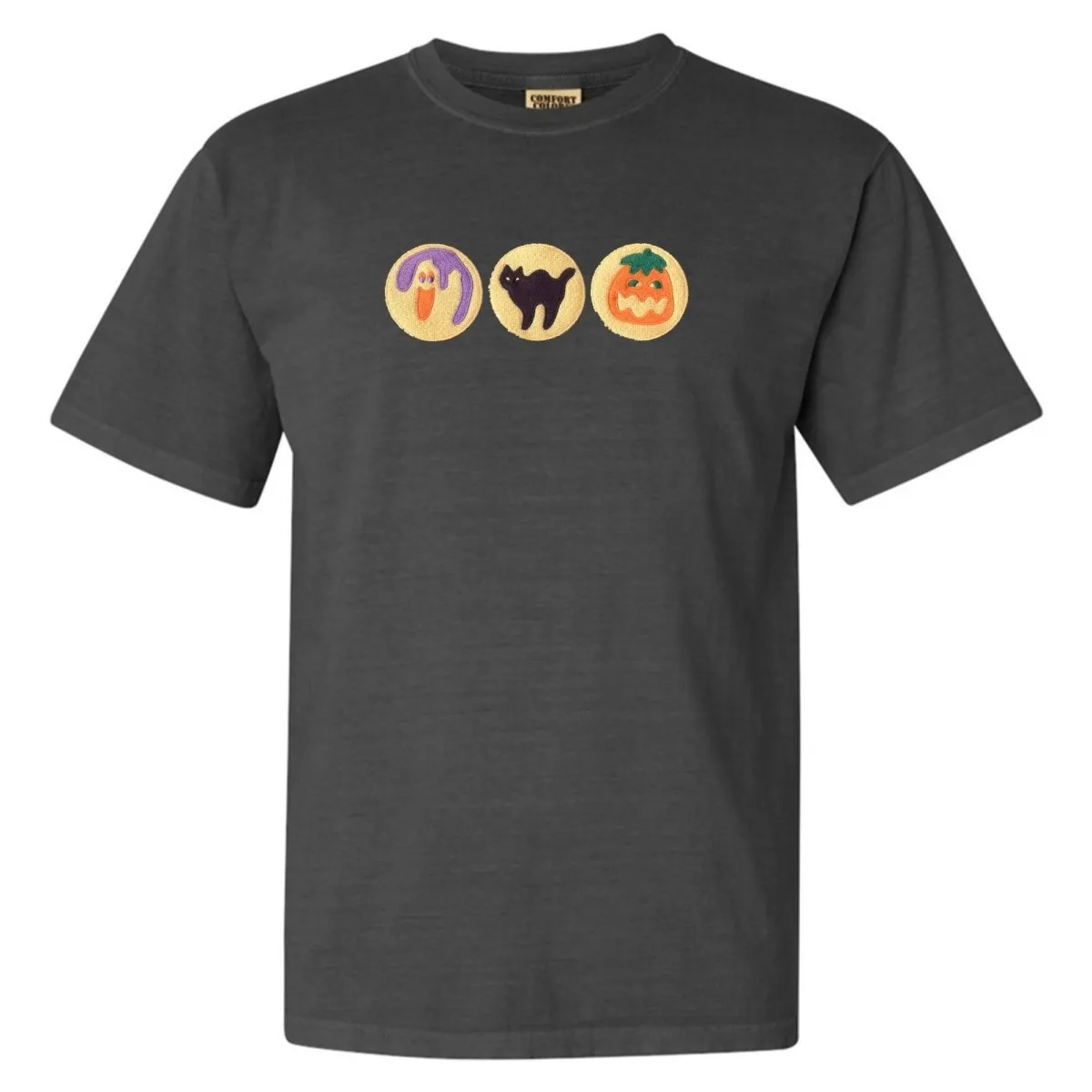 'Halloween Cookies' Embroidered T-Shirt