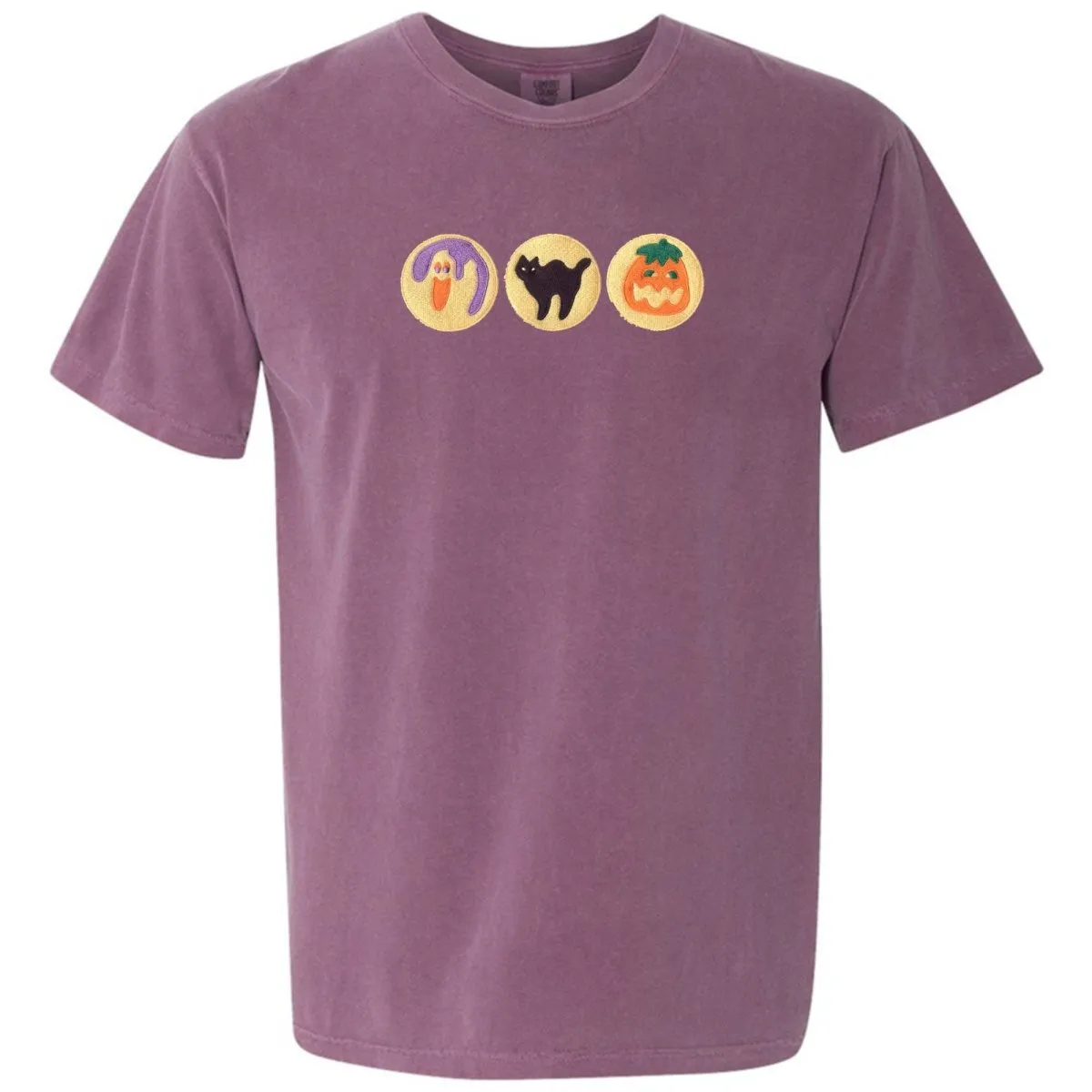 'Halloween Cookies' Embroidered T-Shirt