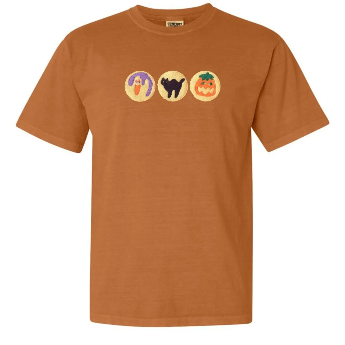 'Halloween Cookies' Embroidered T-Shirt