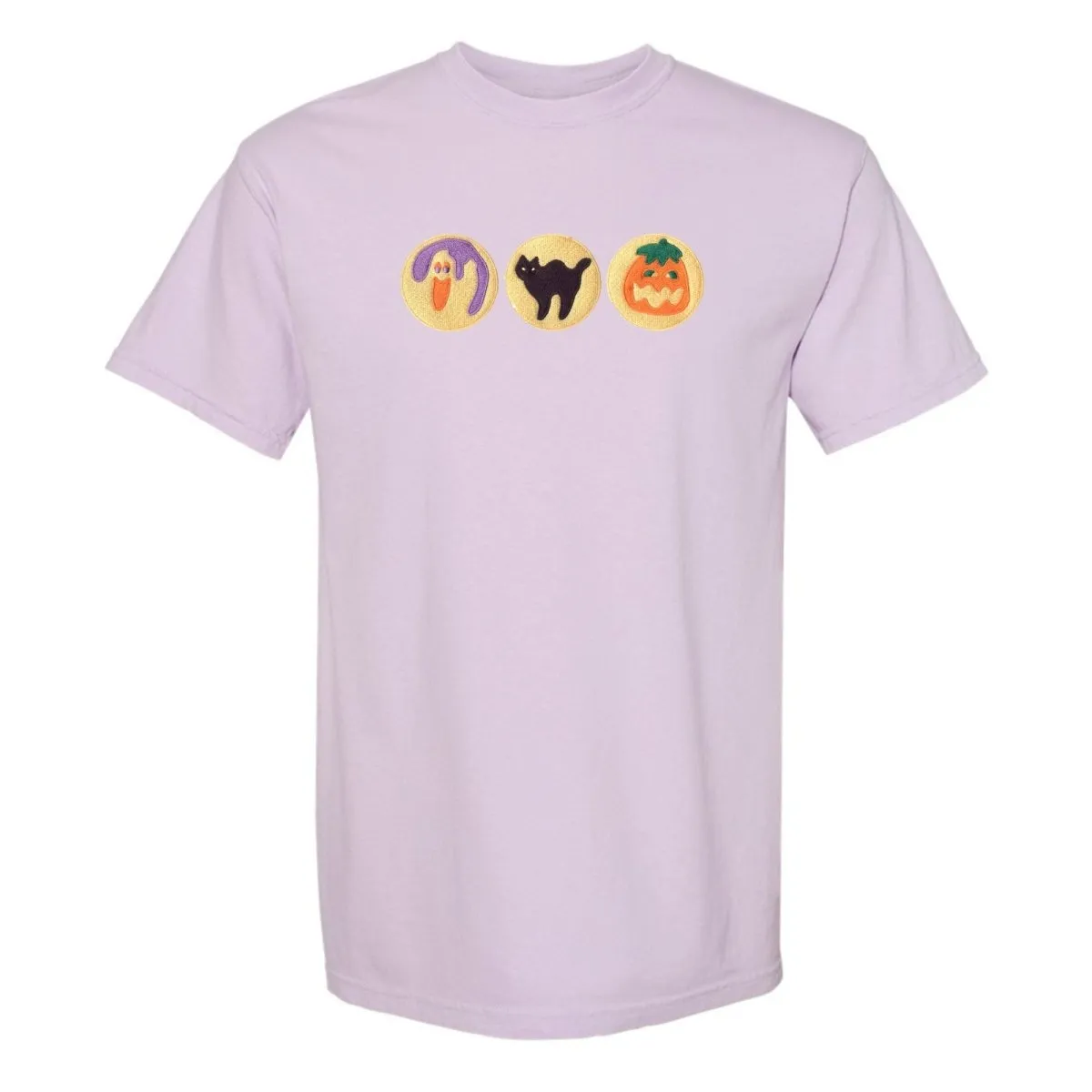 'Halloween Cookies' Embroidered T-Shirt