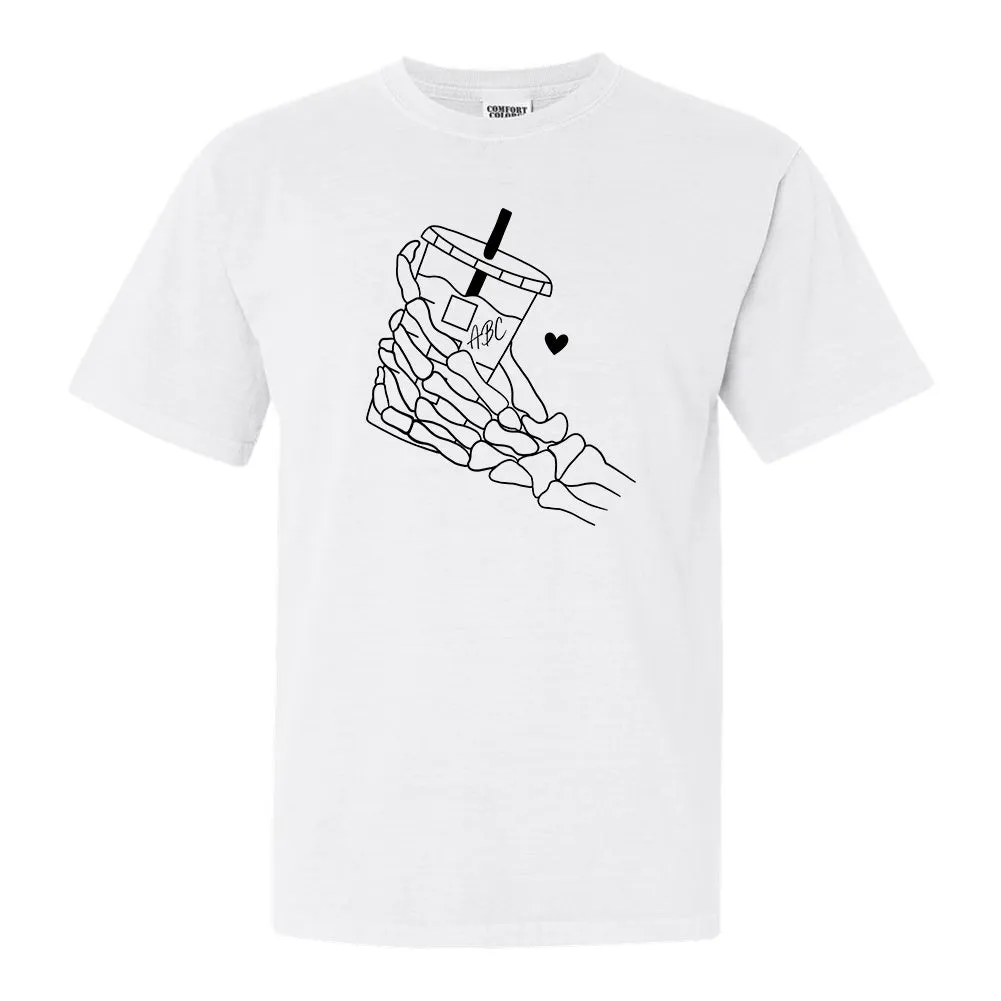 Initialed 'Skeleton Iced Coffee' T-Shirt