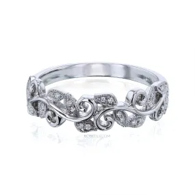 Ivy Diamond Wreath Ring