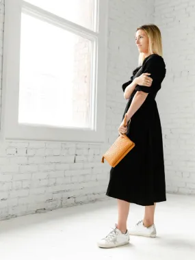 Josie Black Midi Dress