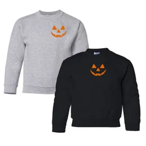 Kids Jack-O'-Lantern Crewneck Sweatshirt