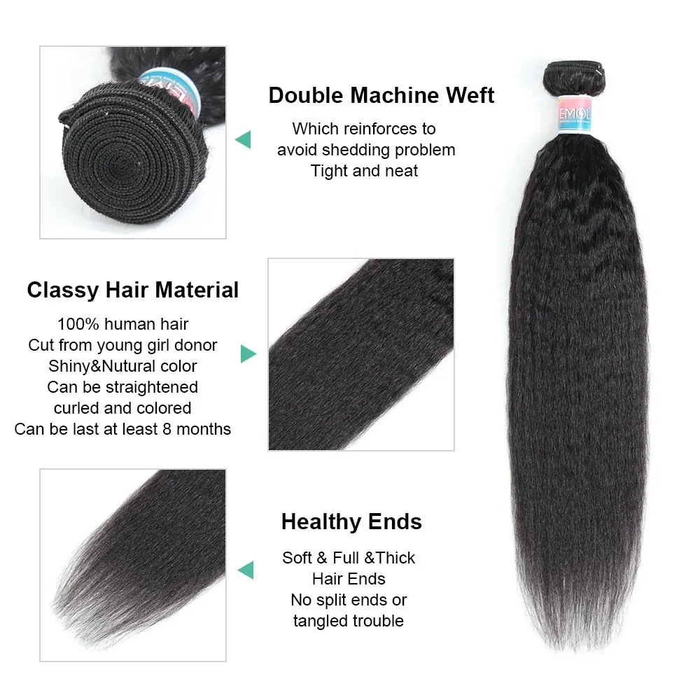 Kinky Straight Hair Bundles