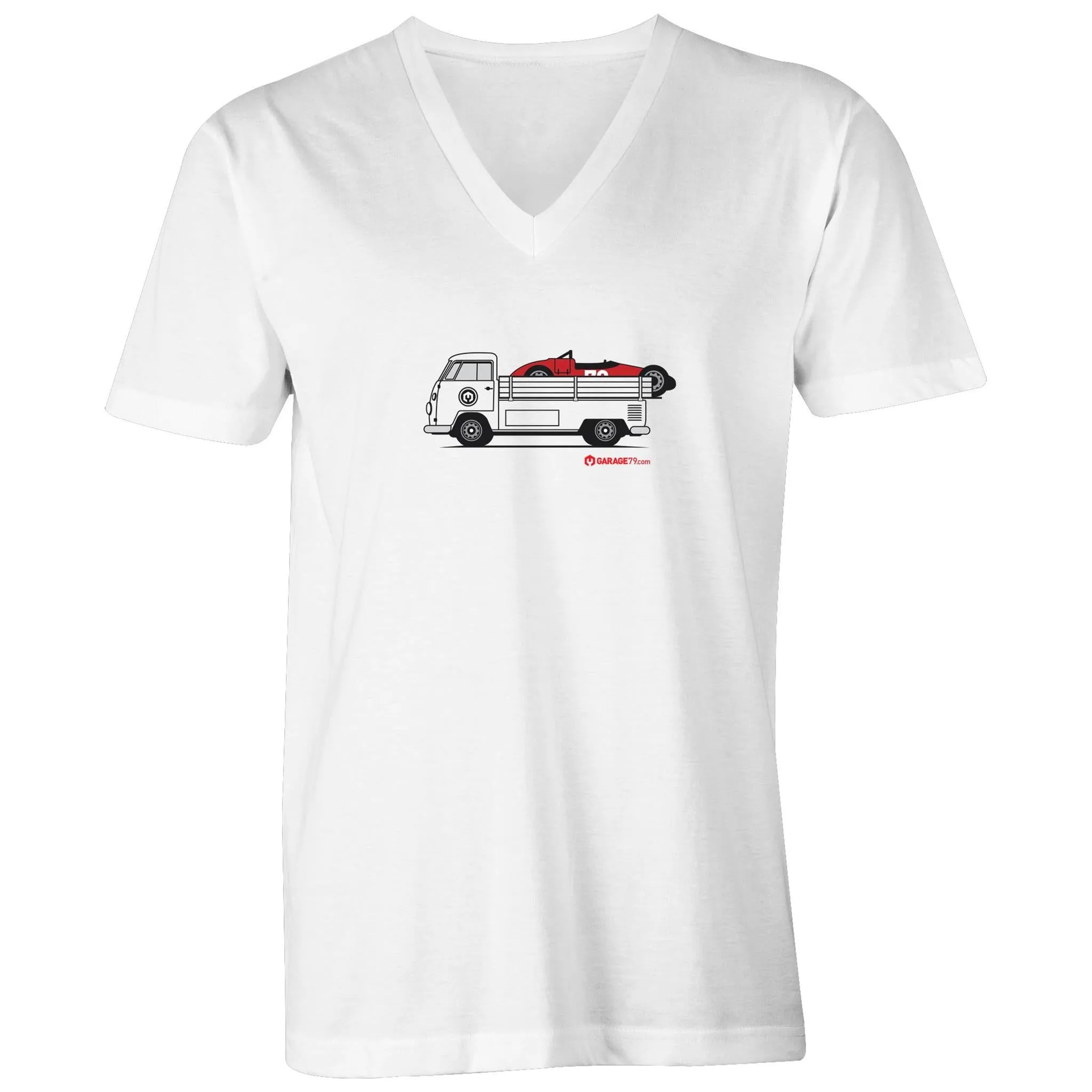 Kombi Ute Side Racer Mens V-Neck Tee