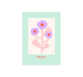 Seoul Flower Print