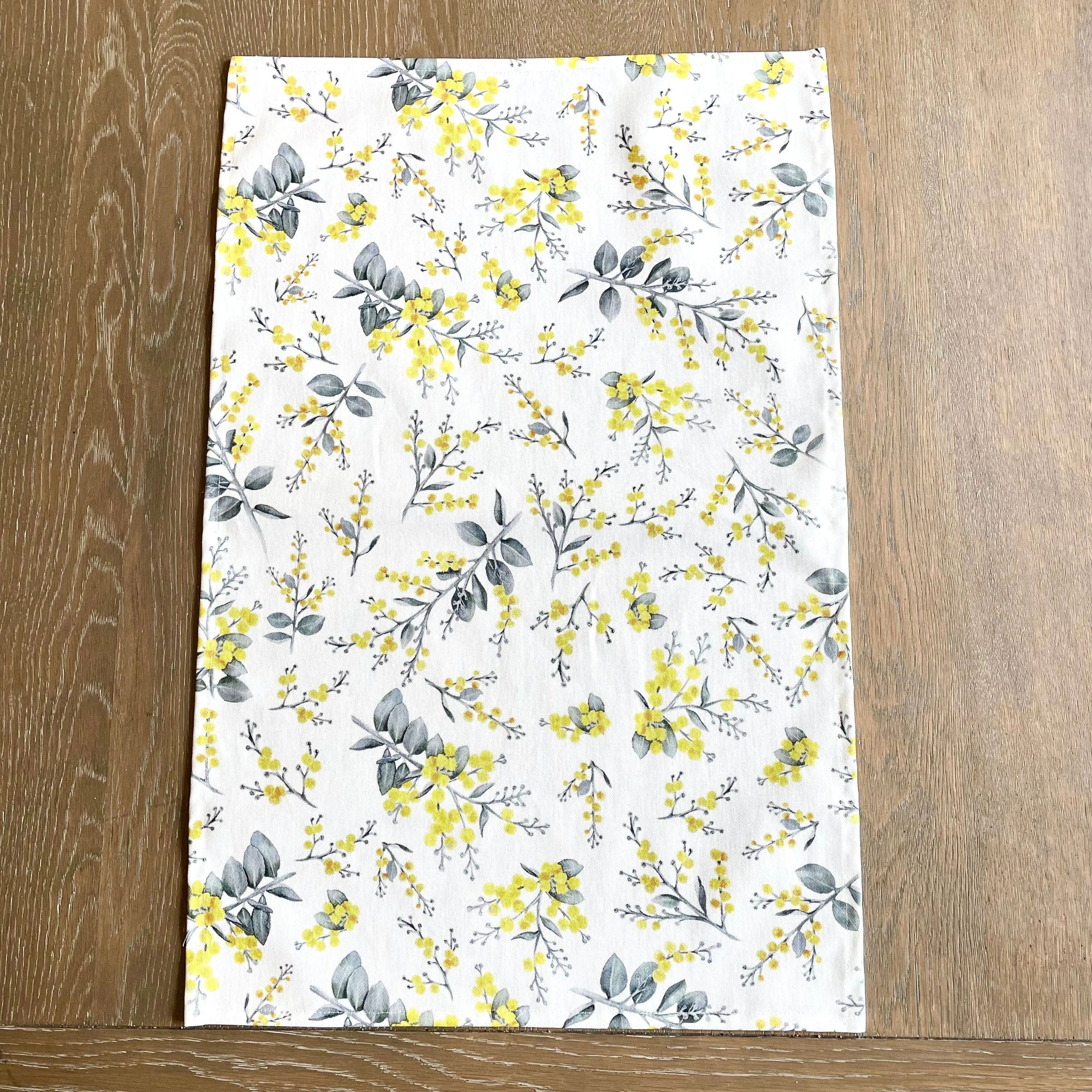 Silver Wattle Tea towel