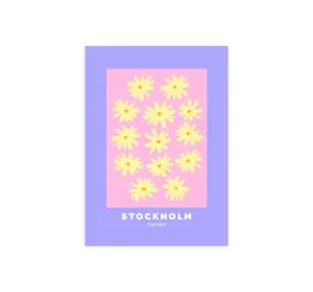 Stockholm Flower Print