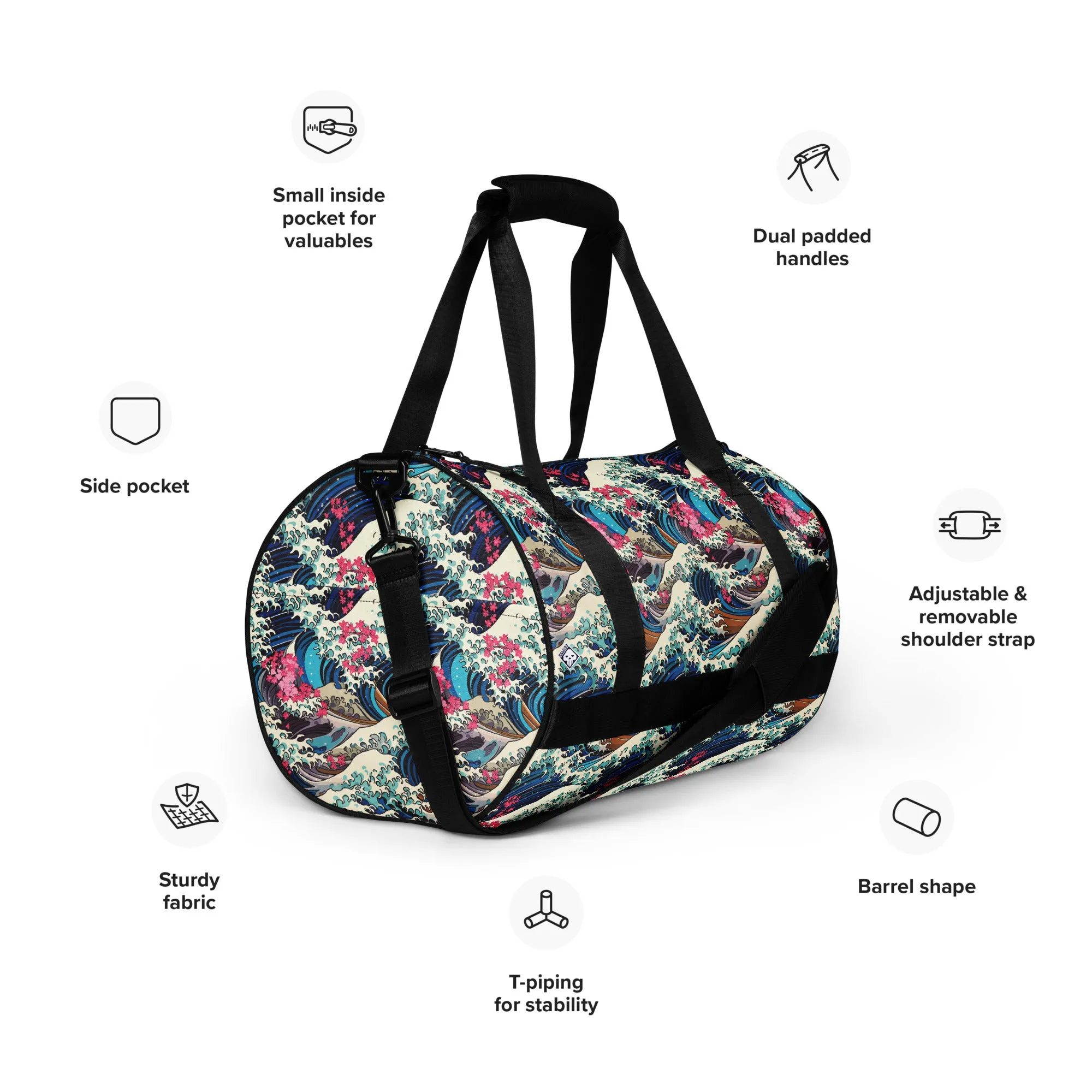 The Great Wave Off Kanagawa Gym Bag