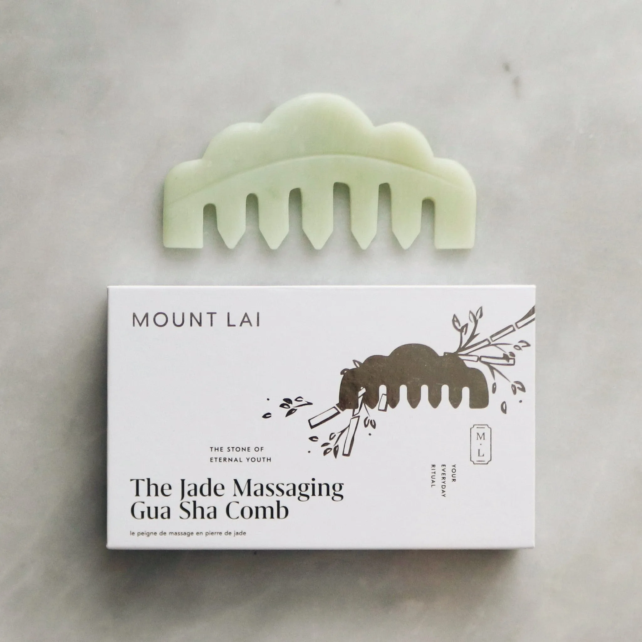 The Jade Massaging Gua Sha Comb