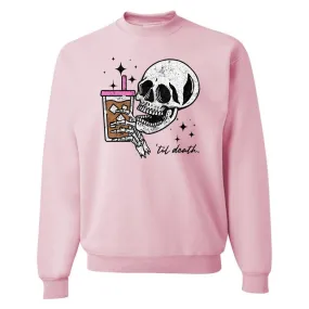 'Til Death Iced Coffee' Crewneck Sweatshirt