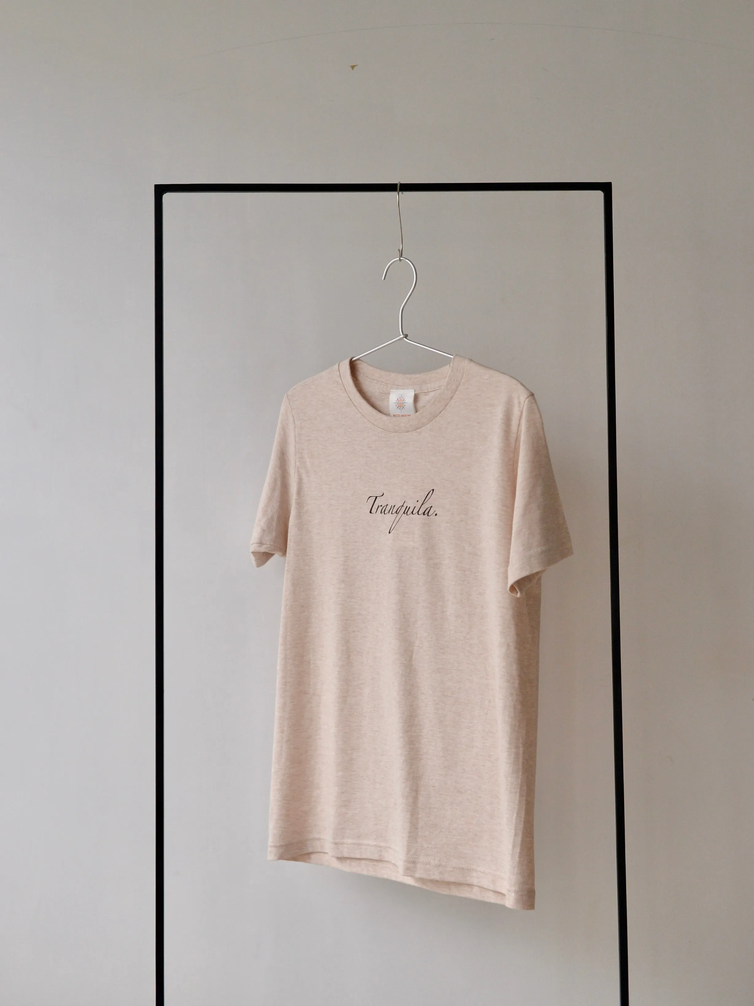 【Tranquila】ヘザーベージュTシャツ