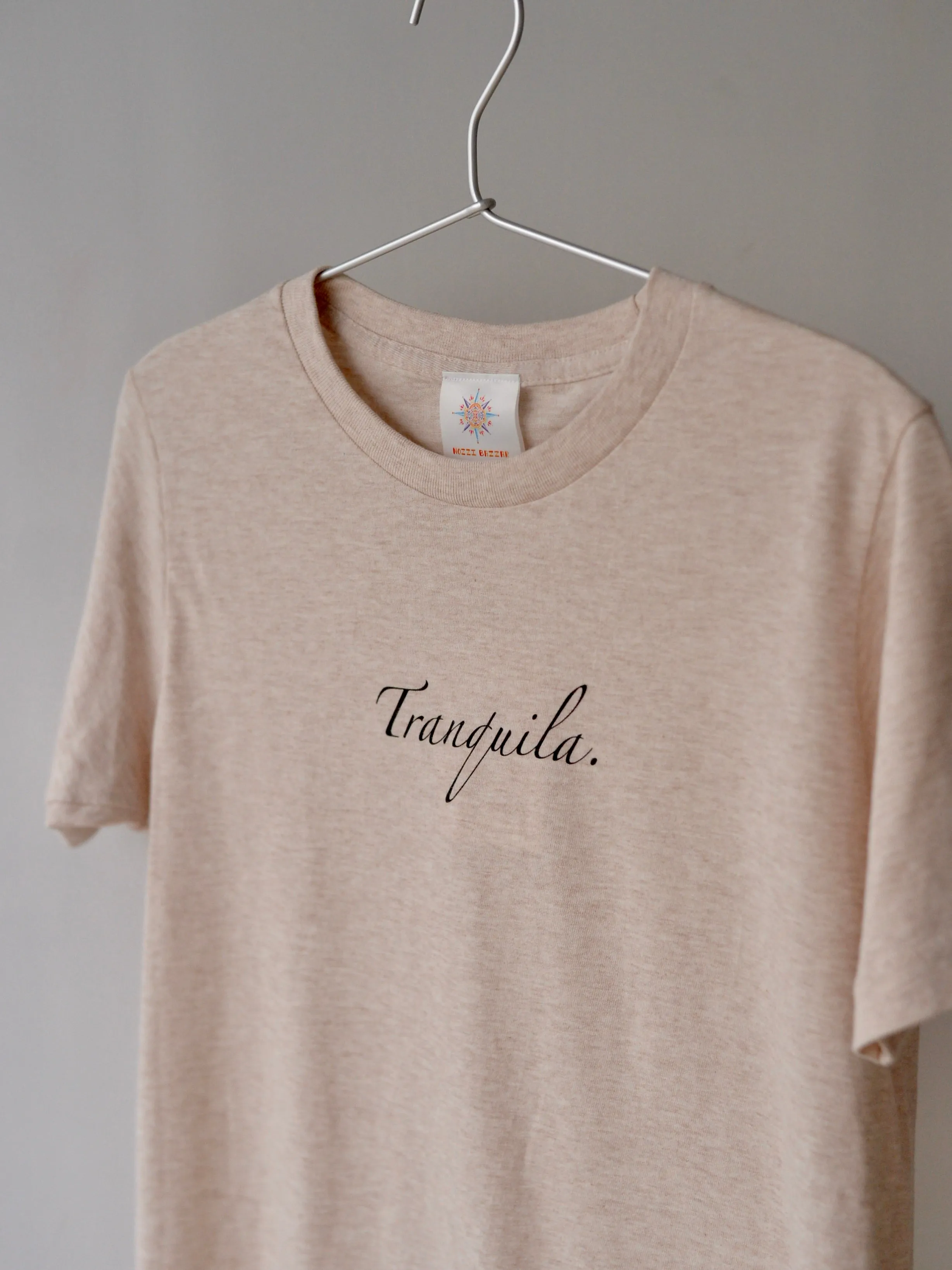 【Tranquila】ヘザーベージュTシャツ